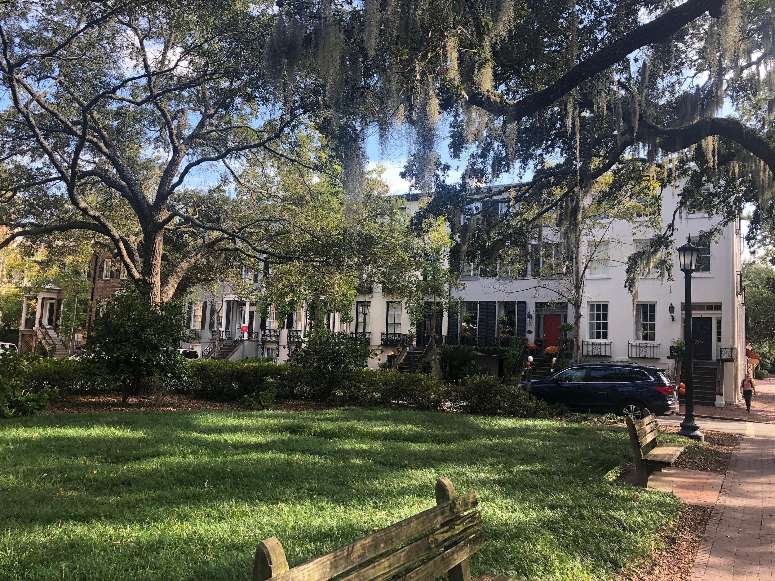 We’ve spent a fair bit of time wandering the squares of Savannah but haven’t tired of these homes and views