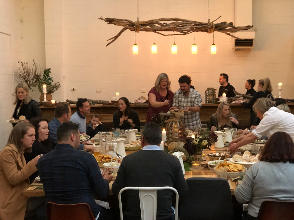 A wonderful thanksgiving feast shared with friends in 2018 - we are excited to do it again this Saturday!